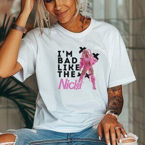 Nicki Minaj Barbie Pop Icon Rap Queen Music Fan Graphic Style T-Shirt 91